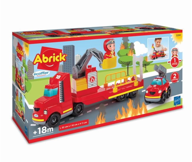 Ecoiffier abrick camion de pompieri Ecoiffier abrick camion de pompieri