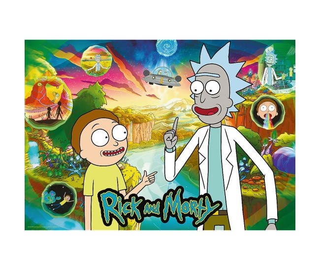 Puzzle trefl 1000 premium plus rick si morty Puzzle trefl 1000 premium plus rick si morty