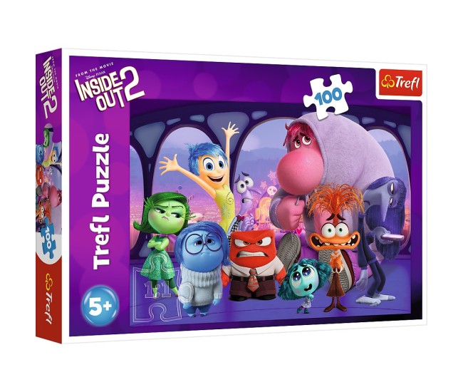 Puzzle trefl 100 disney inside out 2 lumea minunata Puzzle trefl 100 disney inside out 2 lumea minunata