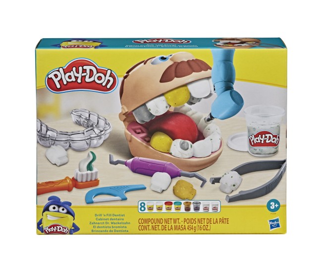 Play-doh set dentistul cu accesorii si dinti colorati Play-doh set dentistul cu accesorii si dinti colorati