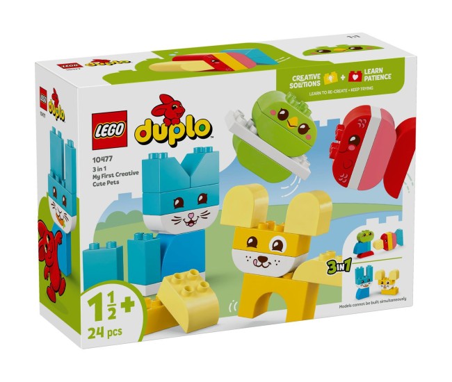 Lego duplo animalute de companie creative 3 in 1 10477