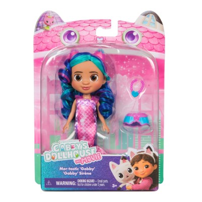 Gabbys dollhouse filmul papusa sirena cu accesorii