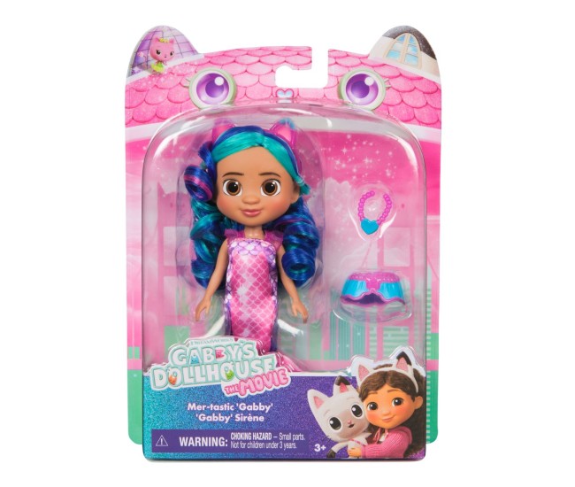 Gabbys dollhouse filmul papusa sirena cu accesorii Gabbys dollhouse filmul papusa sirena cu accesorii