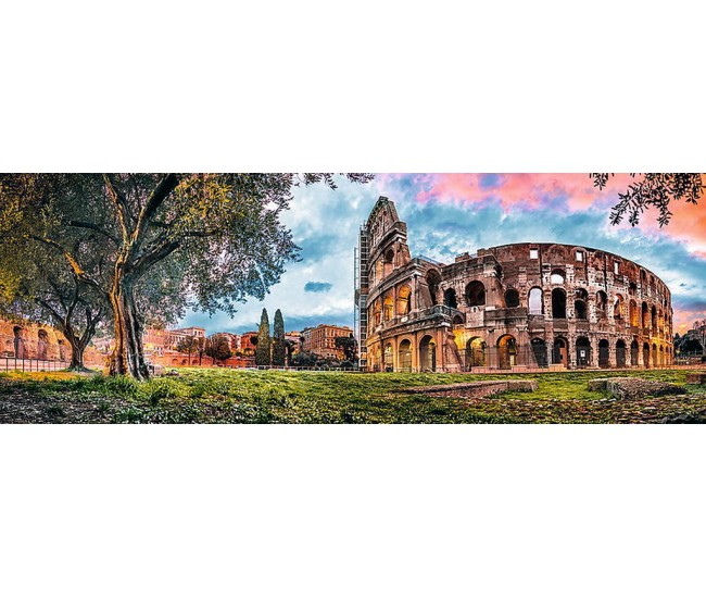 Puzzle trefl 1000 panorama coloseumul la rasarit Puzzle trefl 1000 panorama coloseumul la rasarit
