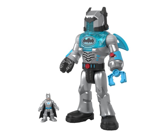 Fisher price imaginext dc super friends robot batman in costum gri 30cm Fisher price imaginext dc super friends robot batman in costum gri 30cm
