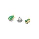 Jada set 3 masinute metalice testoasele ninja 4cm Jada set 3 masinute metalice testoasele ninja 4cm