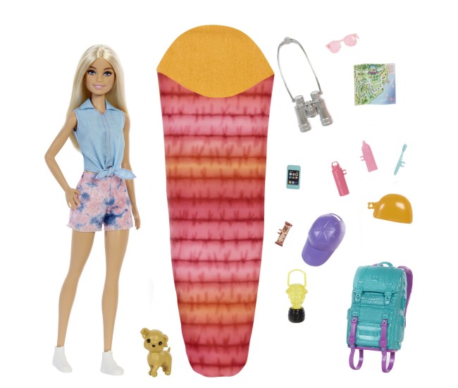Barbie camping barbie malibu cu accesorii Barbie camping barbie malibu cu accesorii