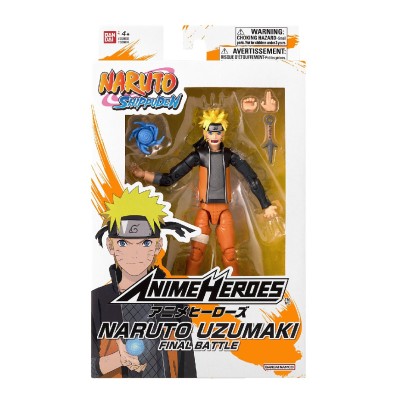 Bandai figurina naruto shippuden naruto uzumaki final battle   16.5cm