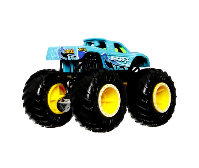 Hot wheels monster truck camion podium crasher cu culori schimbatoare scara 1:64 Hot wheels monster truck camion podium crasher cu culori schimbatoare scara 1:64