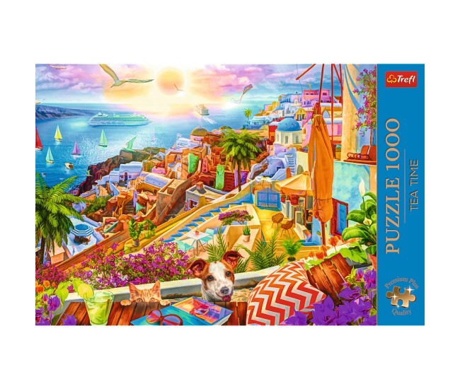 Puzzle 1000 premium plus tea time vizitand santorini Puzzle 1000 premium plus tea time vizitand santorini