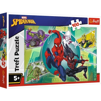 Puzzle trefl 100 marvel spiderman masca lui spiderman Puzzle trefl 100 marvel spiderman masca lui spiderman