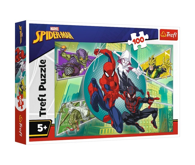 Puzzle trefl 100 marvel spiderman masca lui spiderman Puzzle trefl 100 marvel spiderman masca lui spiderman