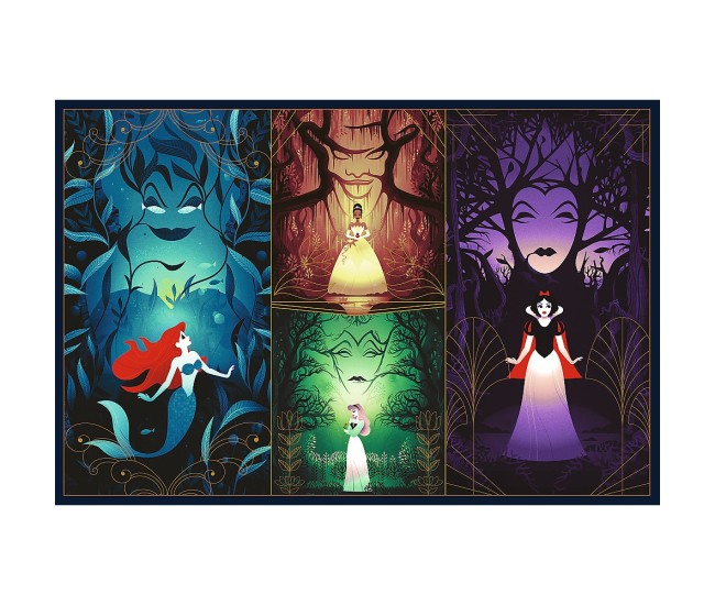 Puzzle trefl 2x200 disney frumoasele printese Puzzle trefl 2x200 disney frumoasele printese