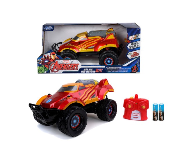 Masinuta cu telecomanda marvel rc iron thruster scara 1:14