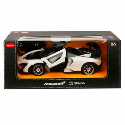 Masina cu telecomanda mclaren senna alb scara 1 la 14