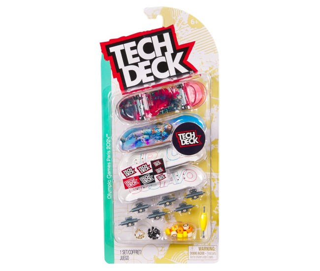 Tech deck pachet 4 piese fingerboard gustavo 9.6cm Tech deck pachet 4 piese fingerboard gustavo 9.6cm