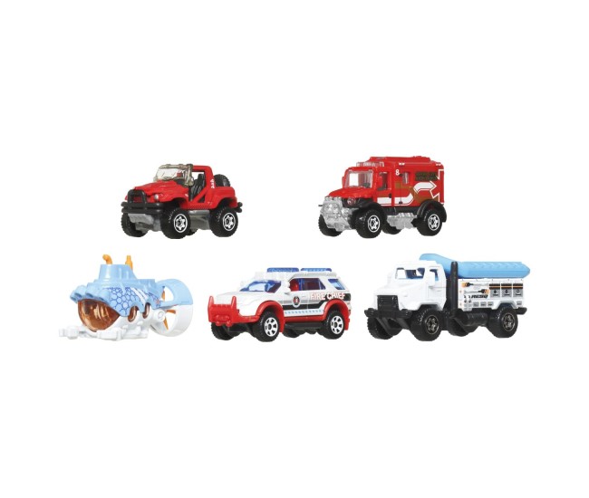 Matchbox set 5 masinute metalice mbx marine rescue scara 1:64 Matchbox set 5 masinute metalice mbx marine rescue scara 1:64