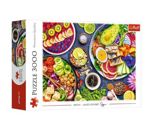 Puzzle trefl 3000 bolul colorat