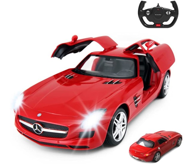 Masina cu telecomanda mercedes-benz sls rosu scara 1 la 14 Masina cu telecomanda mercedes-benz sls rosu scara 1 la 14