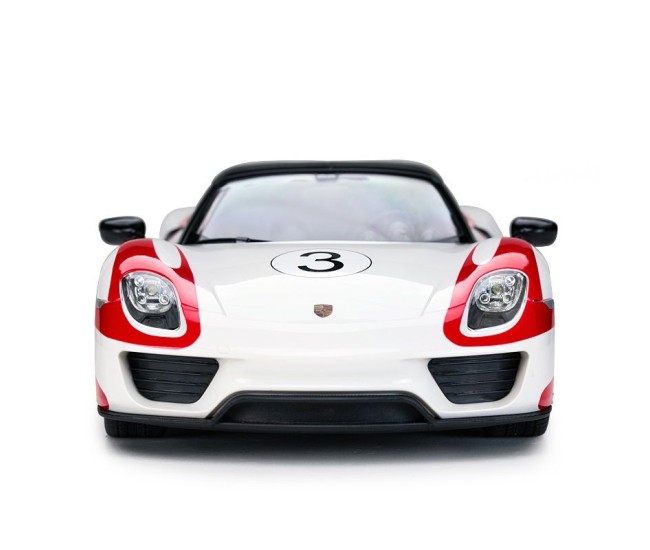 Masina cu telecomanda porsche 918 spyder weissach alb scara 1 la 14 Masina cu telecomanda porsche 918 spyder weissach alb scara 1 la 14