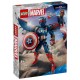 Lego super heroes figurina de constructie capitanul america 76296 Lego super heroes figurina de constructie capitanul america 76296