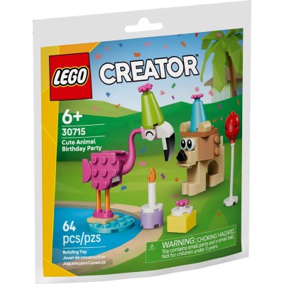 Lego creator petrecere de zi de nastere cu animalute 30715 Lego creator petrecere de zi de nastere cu animalute 30715