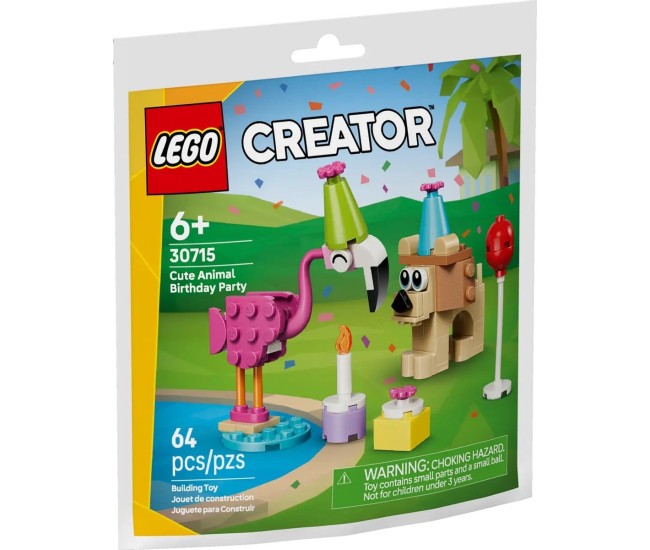 Lego creator petrecere de zi de nastere cu animalute 30715 Lego creator petrecere de zi de nastere cu animalute 30715