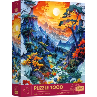 Puzzle trefl 1000 editia aniversara 40 de ani 3d dolina Puzzle trefl 1000 editia aniversara 40 de ani 3d dolina