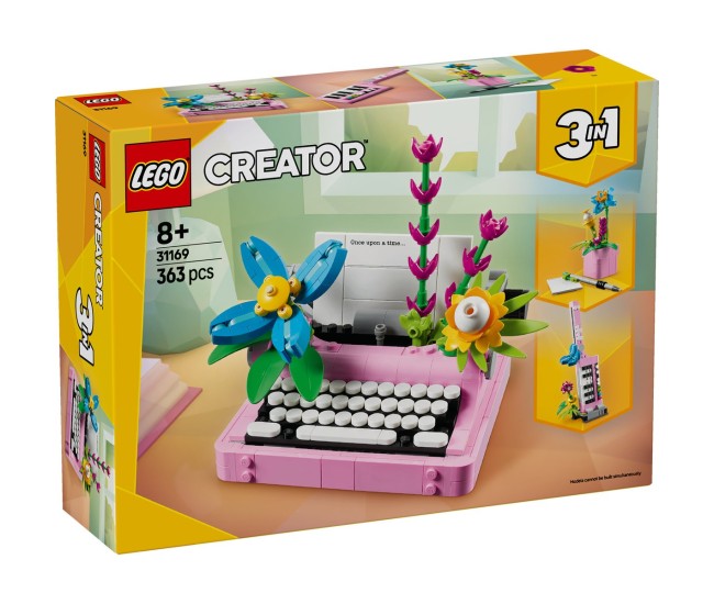 Lego creator masina de scris cu flori 31169 Lego creator masina de scris cu flori 31169