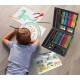 Happi hobbi art case set de desen deluxe cu 100 de accesorii dinozaur Happi hobbi art case set de desen deluxe cu 100 de accesorii dinozaur