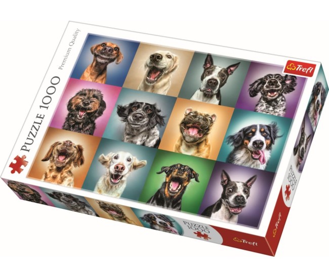 Puzzle trefl 1000 portret catelusi simpatici Puzzle trefl 1000 portret catelusi simpatici