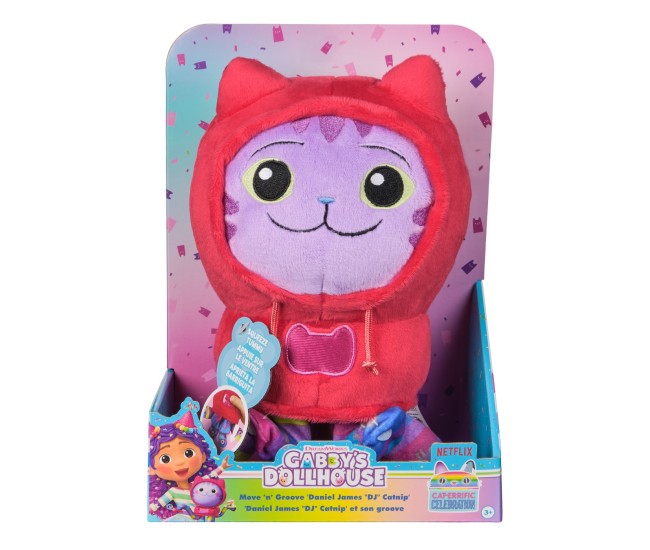Gabbys dollhouse jucarie de plus dj matz 25cm Gabbys dollhouse jucarie de plus dj matz 25cm