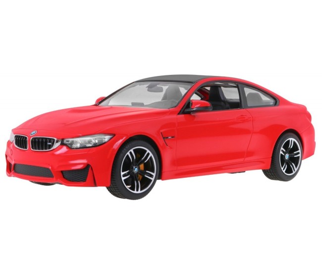 Masina cu telecomanda bmw m4 rosu cu scara 1 la 14 Masina cu telecomanda bmw m4 rosu cu scara 1 la 14