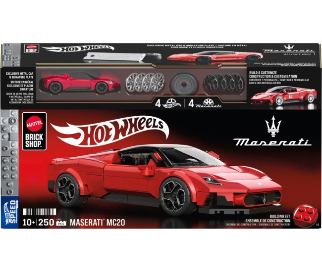 Hot wheels speed series set de constructii maserati mc20 Hot wheels speed series set de constructii maserati mc20