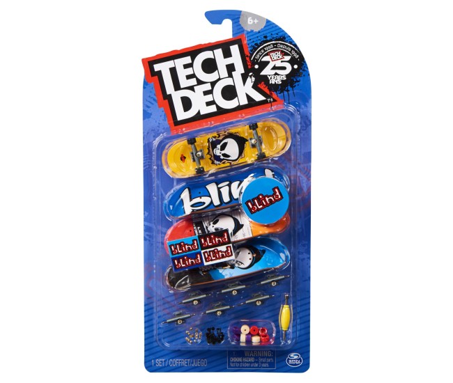 Tech deck pachet 4 piese fingerboard blind 9.6cm Tech deck pachet 4 piese fingerboard blind 9.6cm