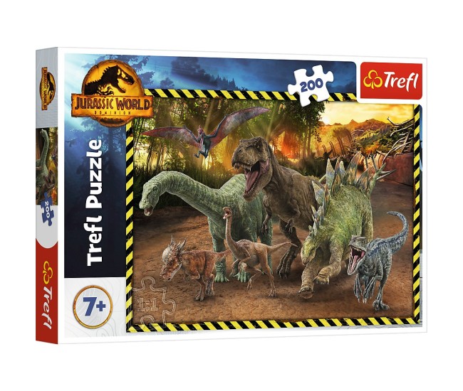 Puzzle trefl 200 jurassic world in parcul jurassic Puzzle trefl 200 jurassic world in parcul jurassic