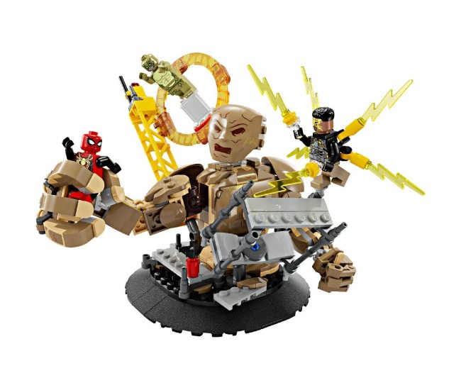 Lego super heroes omul paianjen vs sandman batalia finala 76280
