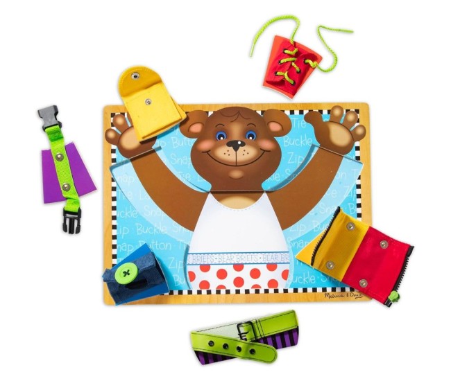Melissa and doug set de joaca abilitati de baza din lemn