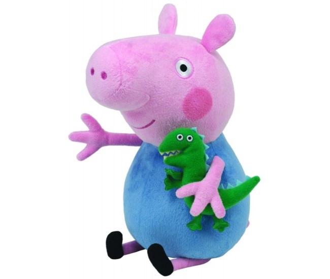 Plus ty 28cm beanie babies peppa pig george Plus ty 28cm beanie babies peppa pig george