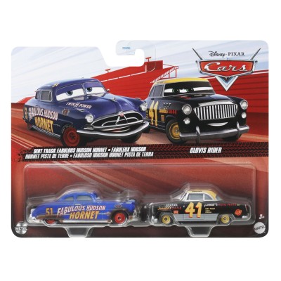 Cars3 set 2 masinute metalice fabulous hudson hornet si clovis rider