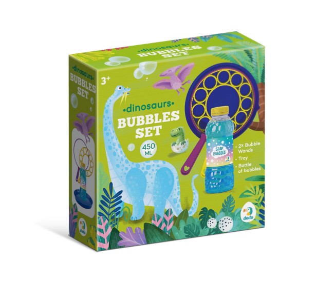 Dinozauri set de baloane de sapun 450 ml Dinozauri set de baloane de sapun 450 ml
