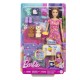 Barbie papusa barbie family set petrecere cu 2 catelusi color change Barbie papusa barbie family set petrecere cu 2 catelusi color change