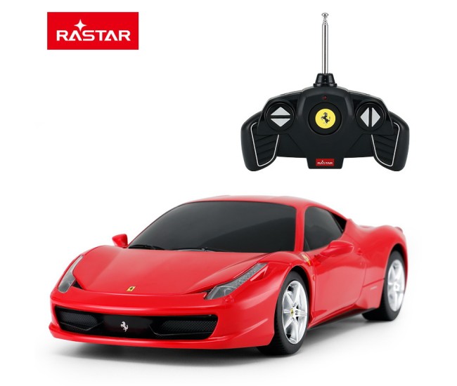 Masina cu telecomanda ferrari 458 italia scara 1 la 18 Masina cu telecomanda ferrari 458 italia scara 1 la 18