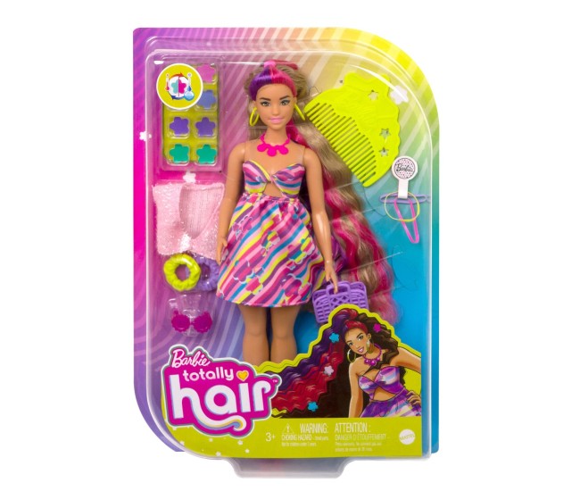 Barbie totally hair papusa barbie satena