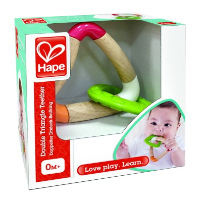 Hape jucarie dentitie triunghi dublu