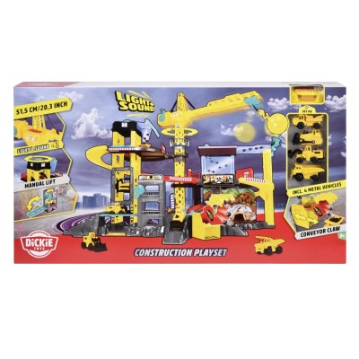 Dickie toys set de constructii cu lumini si sunete Dickie toys set de constructii cu lumini si sunete