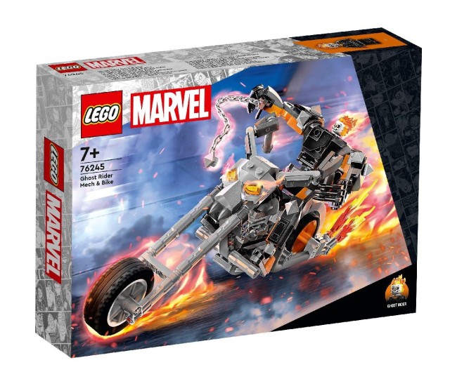 Lego super heroes robot si motocicleta calaretul fantoma 76245 Lego super heroes robot si motocicleta calaretul fantoma 76245