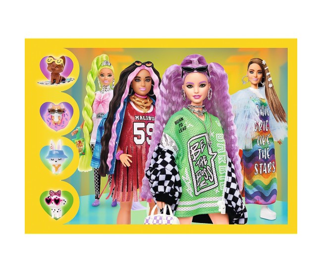Puzzle trefl 4in1 barbie minunata lume Puzzle trefl 4in1 barbie minunata lume