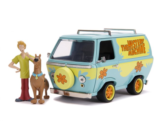 Scooby doo mystery van set format din dubita metalica scara 1:24 si 2 figurine scooby doo si shaggy Scooby doo mystery van set format din dubita metalica scara 1:24 si 2 figurine scooby doo si shaggy