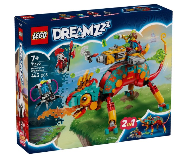 Lego dreamzzz cameleonul de foc al lui mateo 71492 Lego dreamzzz cameleonul de foc al lui mateo 71492